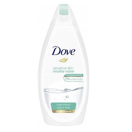Dove Sensitive Skin Micellar Water Body Wash, 500 Ml