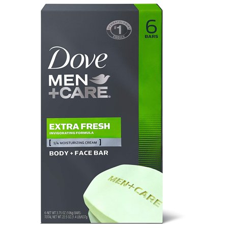 Dove Men+Care 3 in 1 Bar for Body  Face  and Shaving to Clean and Hydrate Skin Extra Fresh Body and Facial Cleanser More Moisturizing Than Bar Soap 3.