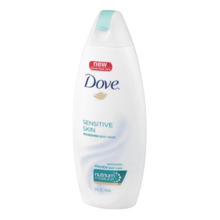 Dove All Day Moisturizing Body Wash  Sensitive Skin  12 Oz