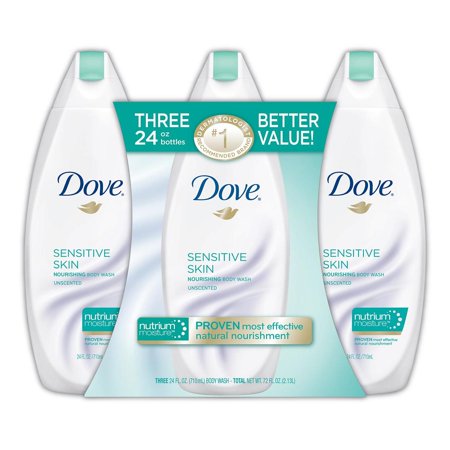 Dove Nourishing Body Wash  Sensitive Skin (24 Fl. Oz.  3 Pk.)