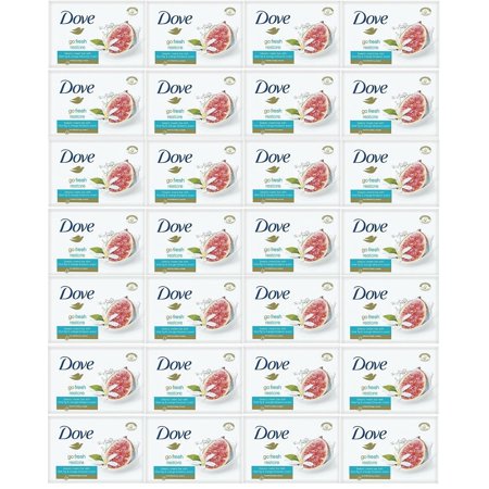 Dove Go Fresh Restore Beauty Cream Bar Soap, 100 Gram / 3.5 Ounce (Pack of 28) Imported Version