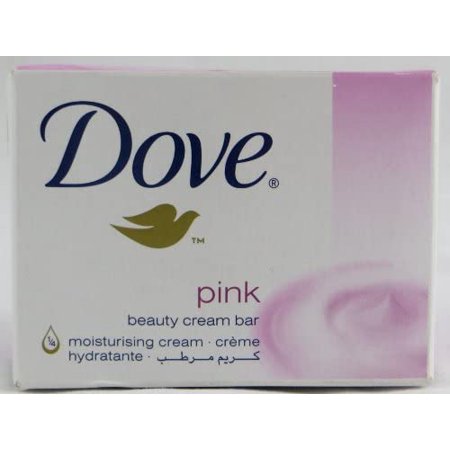 Dove Pink / Rosa Beauty Cream Bar Soap 3.5 Oz / 100 Gr (Pack of 12 Bars)