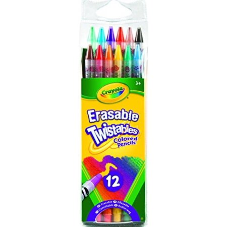Crayola Twistable Erasable Colored Pencils, 12 Pack