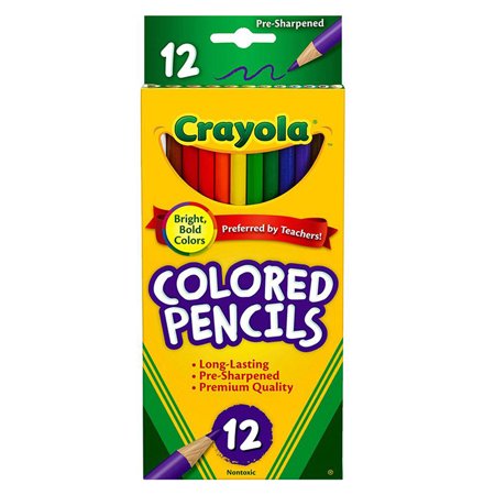 Crayola Student Grade Colored Pencil (12 Pack)