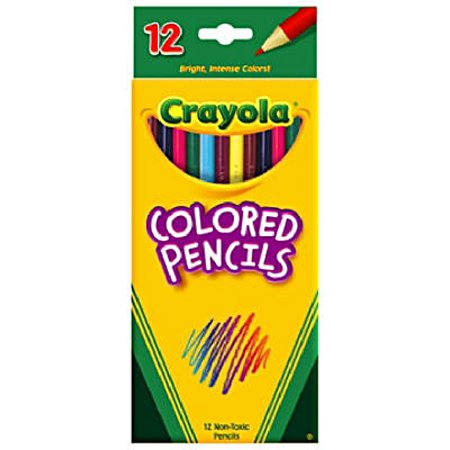 Crayola 68-4012 12 Ct L Colored Pencils