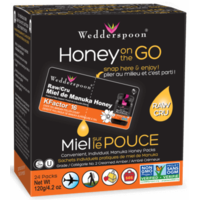 Wedderspoon Raw Manuka Honey on the Go K Factor 16