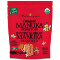 Wedderspoon Organic Manuka Honey Pops Raspberry