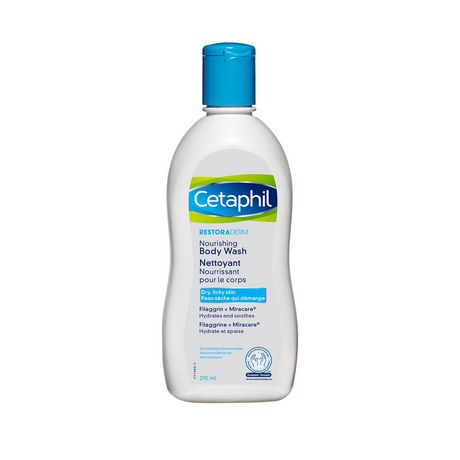 Cetaphil Restoraderm Nourishing Body Wash with Filaggrin and Shea Butter Non Soap Cleanser for Dry Itchy and Sensitive Skin 295ml 0