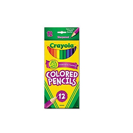 Crayola 68-4012 Colored Pencils  12-Count  Assorted Colors