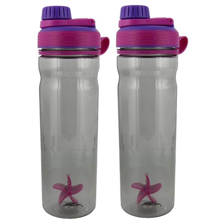 Rubbermaid Shaker Bottle, 28 Oz ? 2 Pack Protein Shaker Bottle for Mixing Whey Protein Powder, Juices, and Smoothies ? BPA-Free, Features Finger Loop 