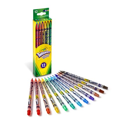 Crayola Twistables Colored Pencil Set, 12-Colors