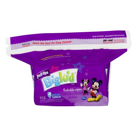 Pull-Ups Big Kid Flushable Wipes - 102 CT