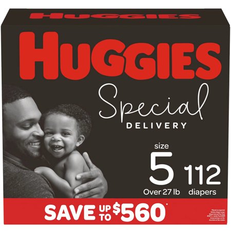 Huggies Special Delivery Hypoallergenic Baby Diapers  Size 5  112 Ct