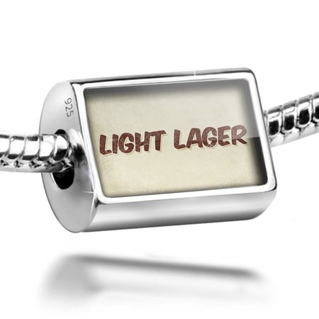Neonblond Charm Light Lager Beer  Vintage Style 925 Sterling Silver Bead
