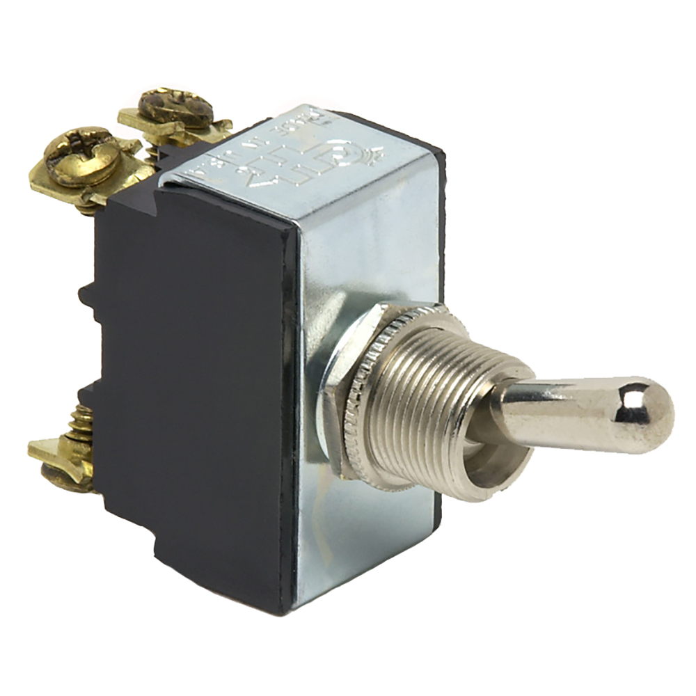 Cole Hersee Heavy Duty Toggle Switch DPST on-Off 4-Screw [5588-BP]