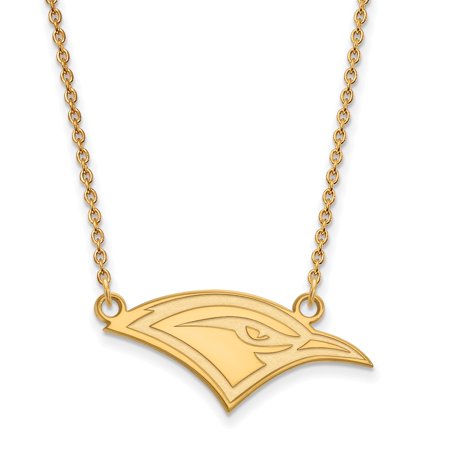 925 Sterling Silver Yellow Gold-Plated Official the U of Tenn at Chattanooga Small Pend Necklace - with Secure Lobster Lock Clasp 18  (Width = 21mm )