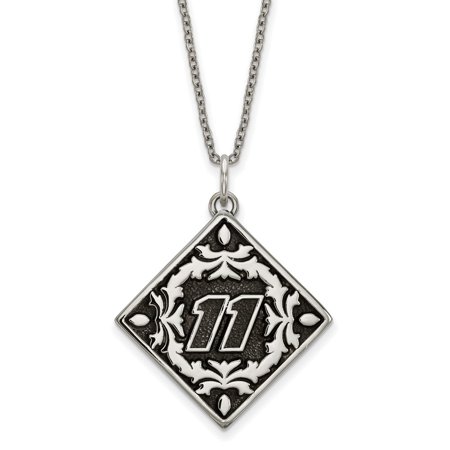 STAINLE925 Sterling Silver BALI TYPE 11 PEND FLORAL LEAF PATTERN; for Adults and Teens; for Women and Men