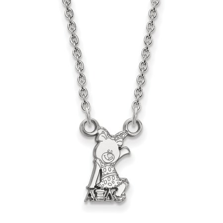 925 Sterling Silver Rh-plated LogoArt Alpha Xi Delta XS Pend with Necklace; 18 Inch; for Adults and Teens; for Women and Men