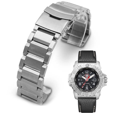 Metal Replacement Watch Band Fits Luminox Navy SEAL Steel Diver S 3250 3251 #003