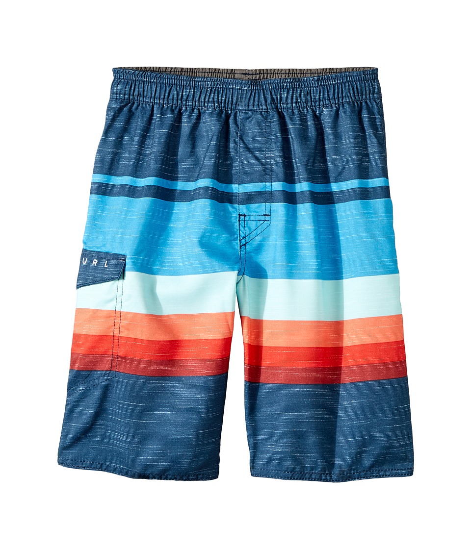 Rip Curl Kids - Golden Hour Volley Boardshorts (Big Kids) (Navy) Boy's Swimwear