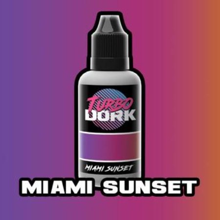 Turbo Dork Miami Sunset Turboshift Acrylic Paint 20ml Bottle TDK 4888