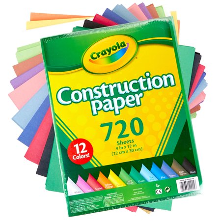 Crayola Bulk Construction Paper  12 Assorted Colors (720 Ct.)