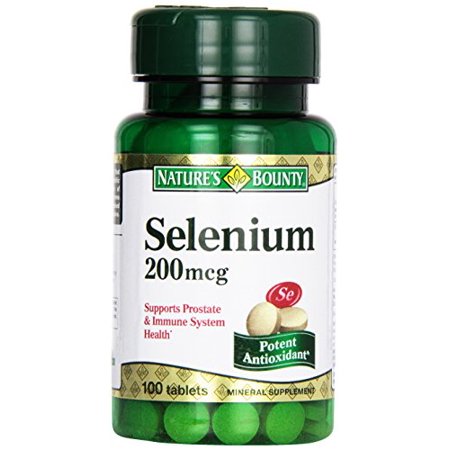 3 Pack - Nature S Bounty Selenium 200 Mcg  100 Tablets Each