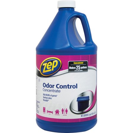 Zep Odor Control Concentrate - Liquid - 1 Gal (128 Fl Oz) - Fresh  Lemon ScentBottle - 1 Each - Blue