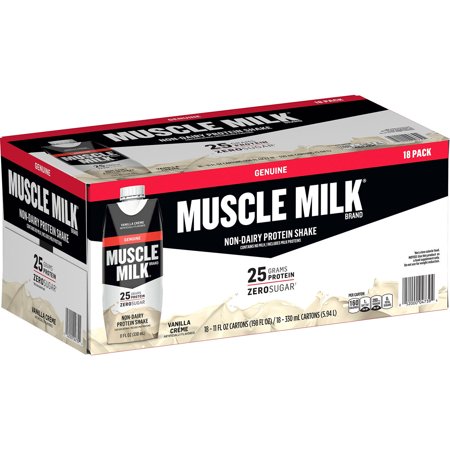 Muscle Milk Genuine Non-Dairy Protein Shake  Vanilla (11 Fl. Oz.  18 Pk.)
