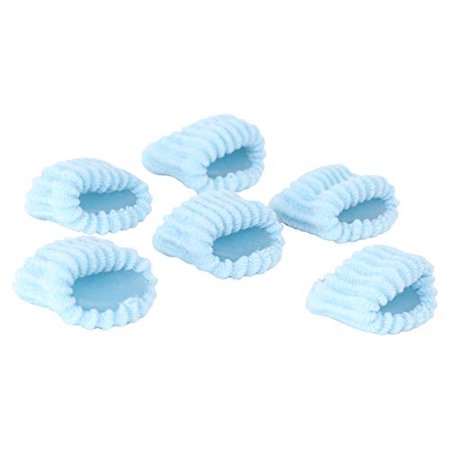 Silipos 6504 Anti-Bacterial Digital Pad - [Pack of 6] Small/Medium Digital Pads for Toe or Finger - Fabric Sleeve Coated with Silipos Gel