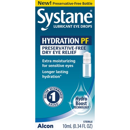 Systane Eye Drops - Hydration Pf Preservative Free Dry Eye Relief 0.34 Fl Oz