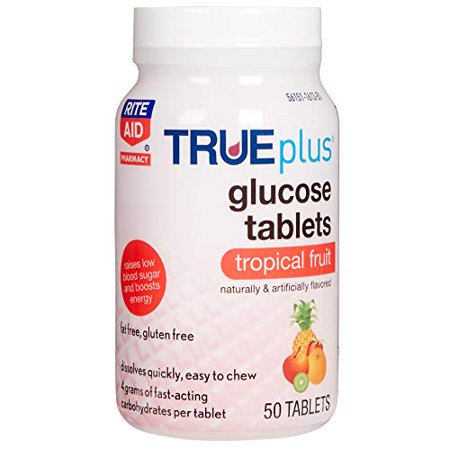 Glucose Tablets Tropical Fruit Naturally Artificially Flavored