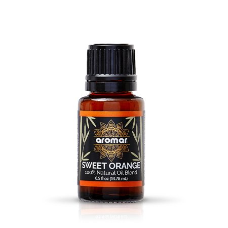 Aromar Black Label Series 100% Pure and Natural Essential Oil Blend 0.5 Oz./14.78 ML (Sweet Orange)