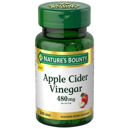 Nature S Bounty Apple Cider Vinegar  480 Mg  200 Ea (Pack of 2)