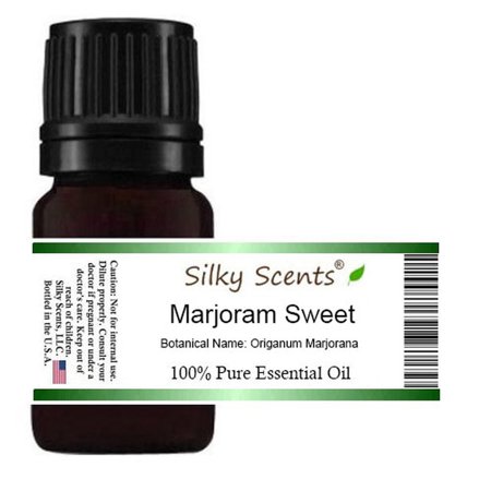 Silky Scents Marjoram Sweet Essential Oil (Origanum Marjorana) 100% Pure and Natural - 15 ML