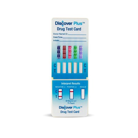 DISCOVER PLUS 7 Panel Dip Card (THC/COC/AMP/OPI/mAMP/BZO/OXY)ADIS-DOA-5104
