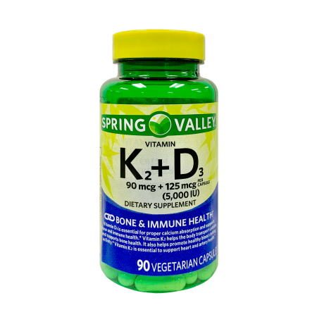 Spring Valley Vitamin K2 + D3