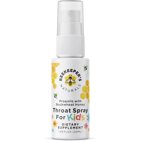 2 Pack - Beekeeper's Naturals  Propolis Throat Spray for Kids 1.06 Oz