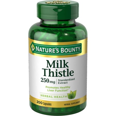 Nature S Bounty Milk Thistle 250 Mg Capsules 200 Each - (Pack of 2)
