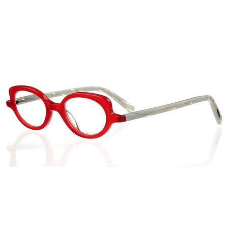 Eyebobs 2289 PEEP SHOW 01 Womenâs Glasses Red Size +1.25 - Free Lenses - HSA/FSA Insurance - Blue Light Block Available