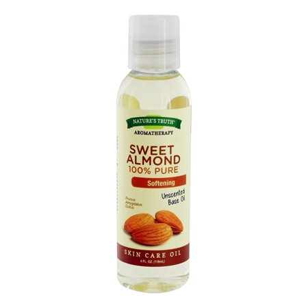 Natures Truth 100% Pure Unscented Sweet Almond Oil  4 Oz  6 Pack
