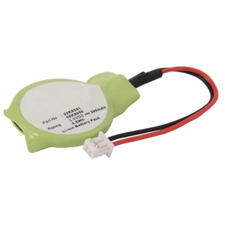 Synergy Digital CMOS/BIOS Battery  Works with IBM ThinkPad R40 2723 CMOS/BIOS  (Li-Ion  3V  200 MAh) Ultra High Capacity  Compatible with Evesham 02K6