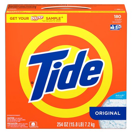 Tide HE Ultra Powder Laundry Detergent (254 Oz.  180 Loads)