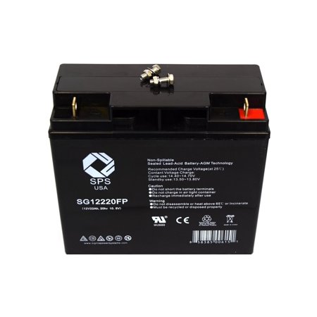 SPS Brand 12V 22Ah Replacement Battery (SG12220FP) for Eaton 5105-1500 VA UPS (1 Pack)
