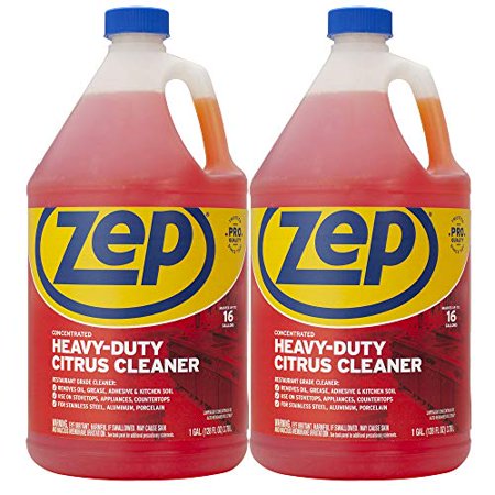 Zep Heavy-Duty Citrus Cleaner and Degreaser 128 Ounce ZUCIT128CA (Case of 2)