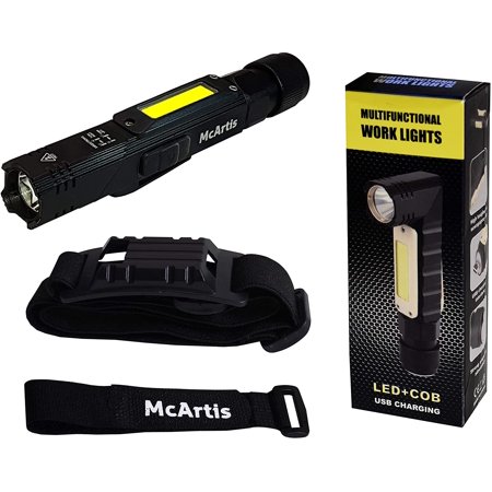 USB Headlamp G19 High Lumen,500lm 5w 104g Aluminium Alloy 1x14500 Rechargeable Li-ion Battery 5 Modes Light Source: ZT 3535+COB
