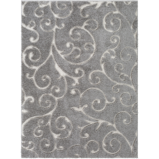 Elenor Enr-2313 Rug by Surya in Light Gray Cream (Size 6'7 X 9')
