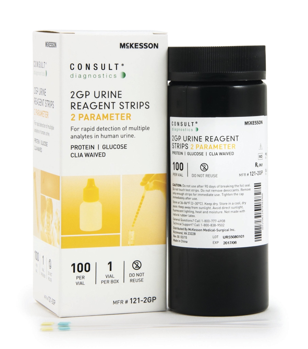 Urinalysis Reagent Mckesson Consult™ Glucose, Protein for Mckesson Consult 120 Ultra Urine Analyzer (Mfr # 121-120)(1/Ea)