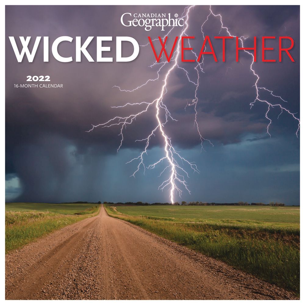 2022 Can Geo Wicked Weather Wall Calendar