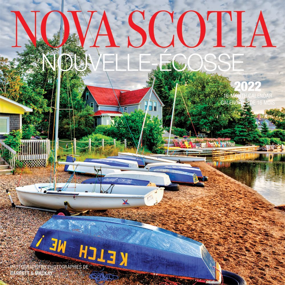 Nova Scotia 2022 7 X 7 Inch Monthly Mini Wall Calendar by Wyman Publishing, Canadian Regional Travel